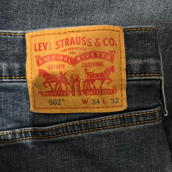 Levi's Blue Straight Jeans Classic Style - Picture 1 of 3